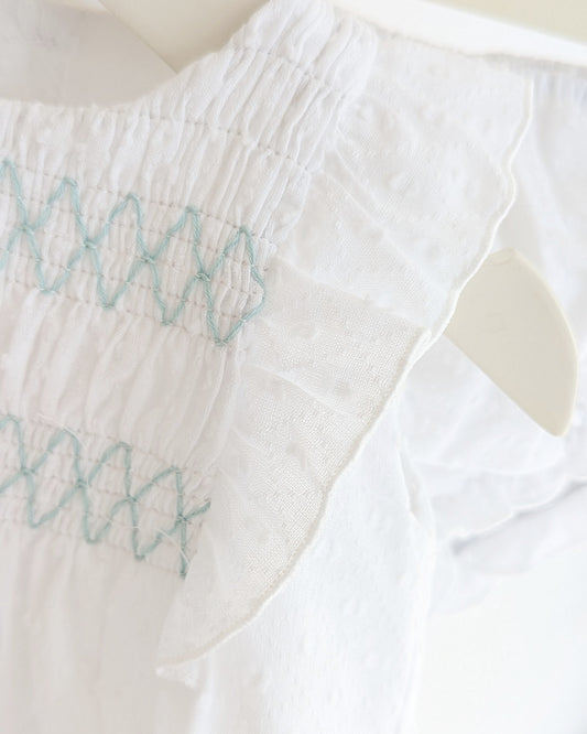 Vestido Con Braguita Plumeti Eido - Paz Rodriguez