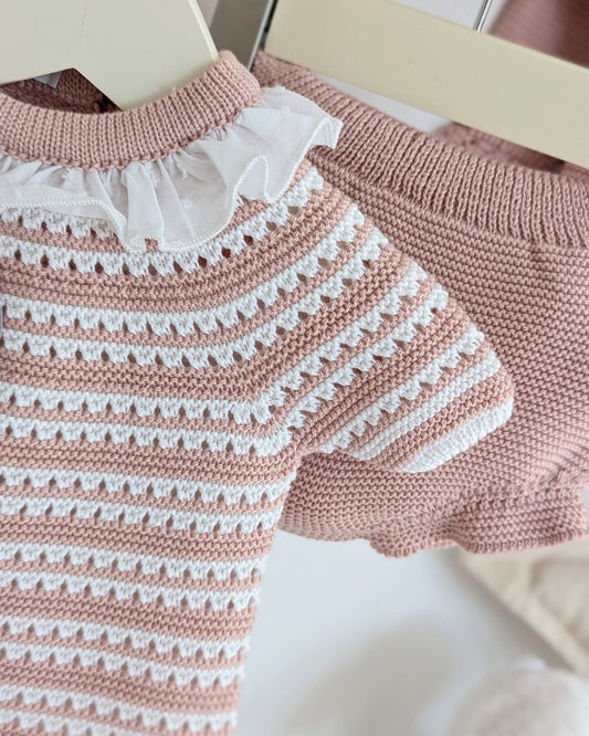 Conjunto Braga Punto Pasacintas Maquillaje - Colección Mel Temi de Juliana