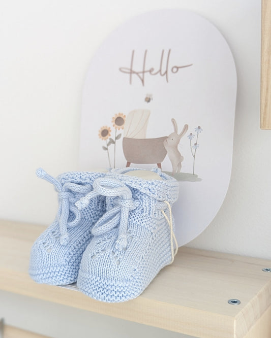 Patucos Fresonara Celeste Bebé - Martin Aranda