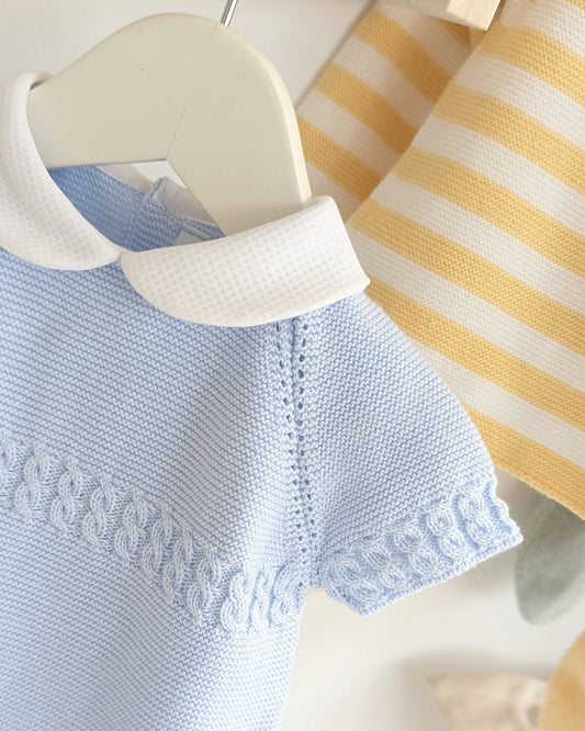 Pelele Punto Cuello Bebé Airola - Martin Aranda