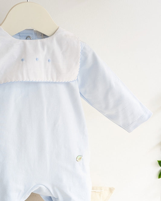 Pelele Largo Unisex Sun Celeste Bebé - Martin Aranda