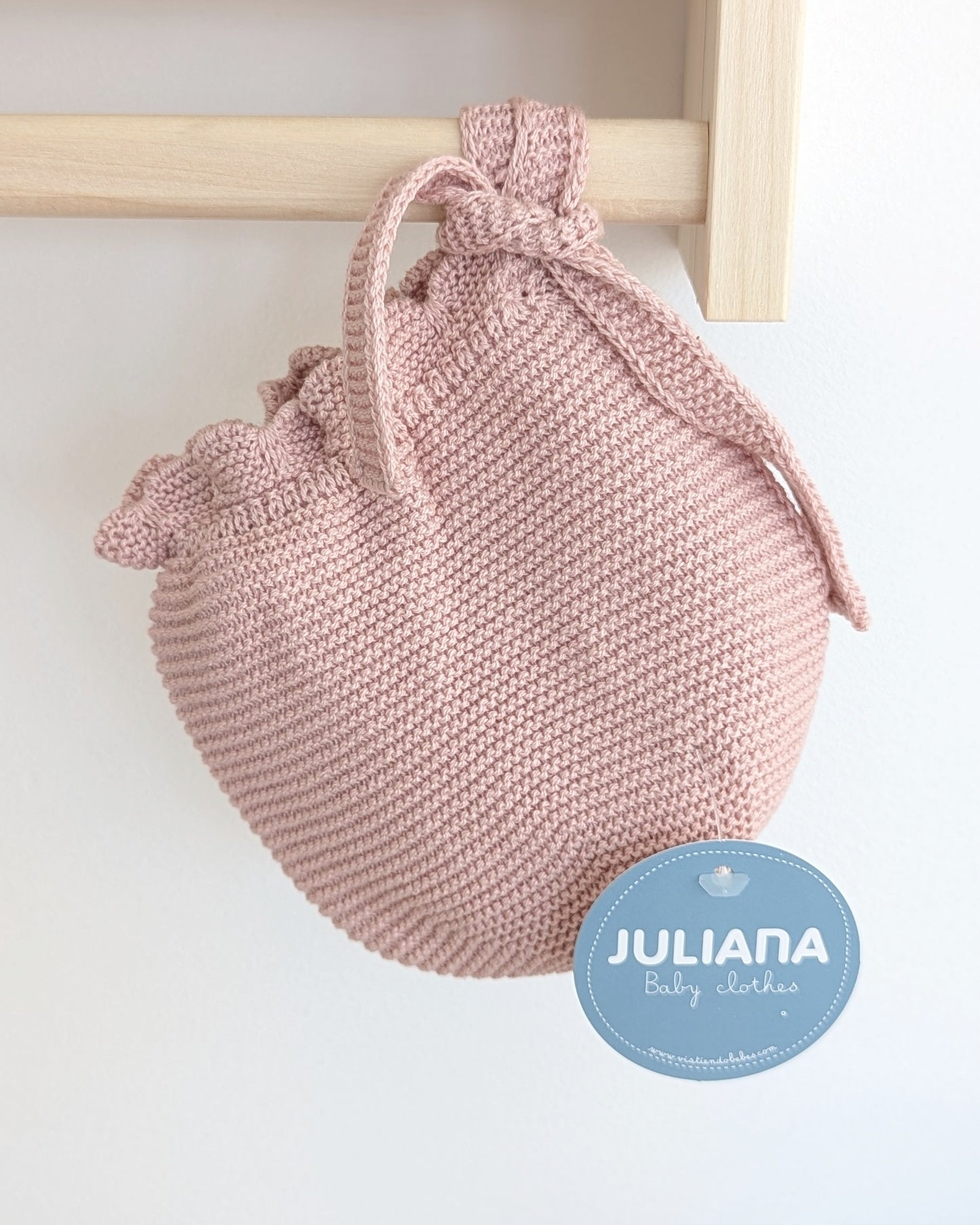 Capota de hilo Rosa Maquillaje - Juliana