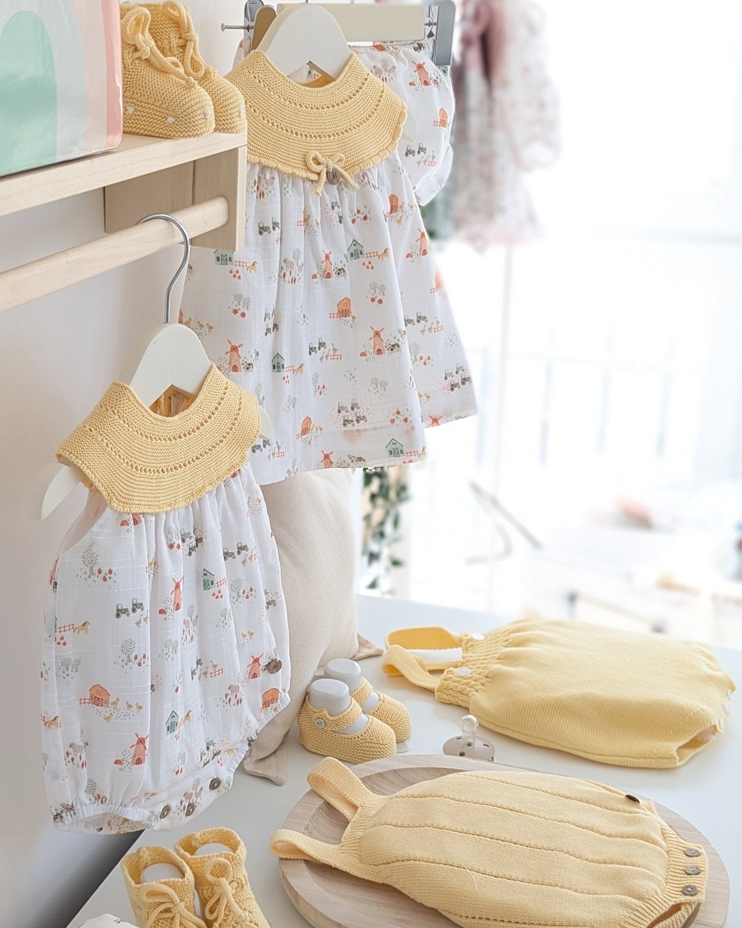 Vestido Con Braguita Melara Amarillo - Martin Aranda