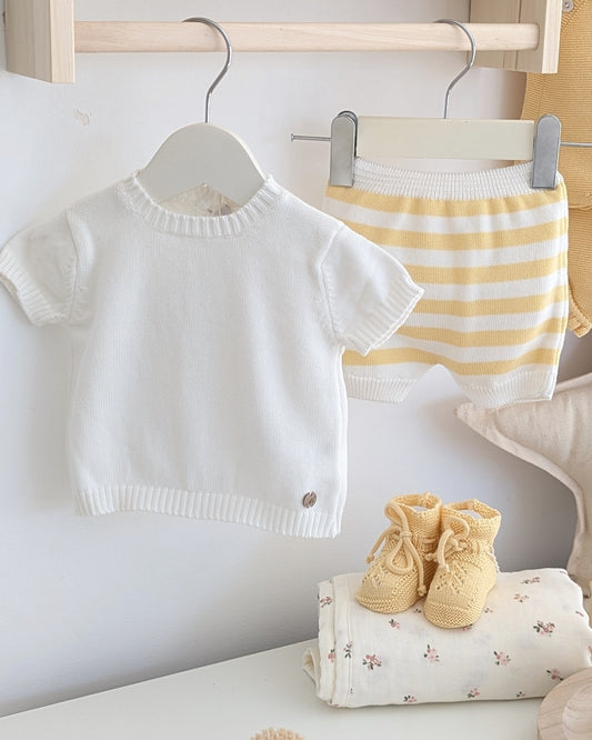 Conjunto Pantalon Corto Punto Capri Amarillo - Martin Aranda