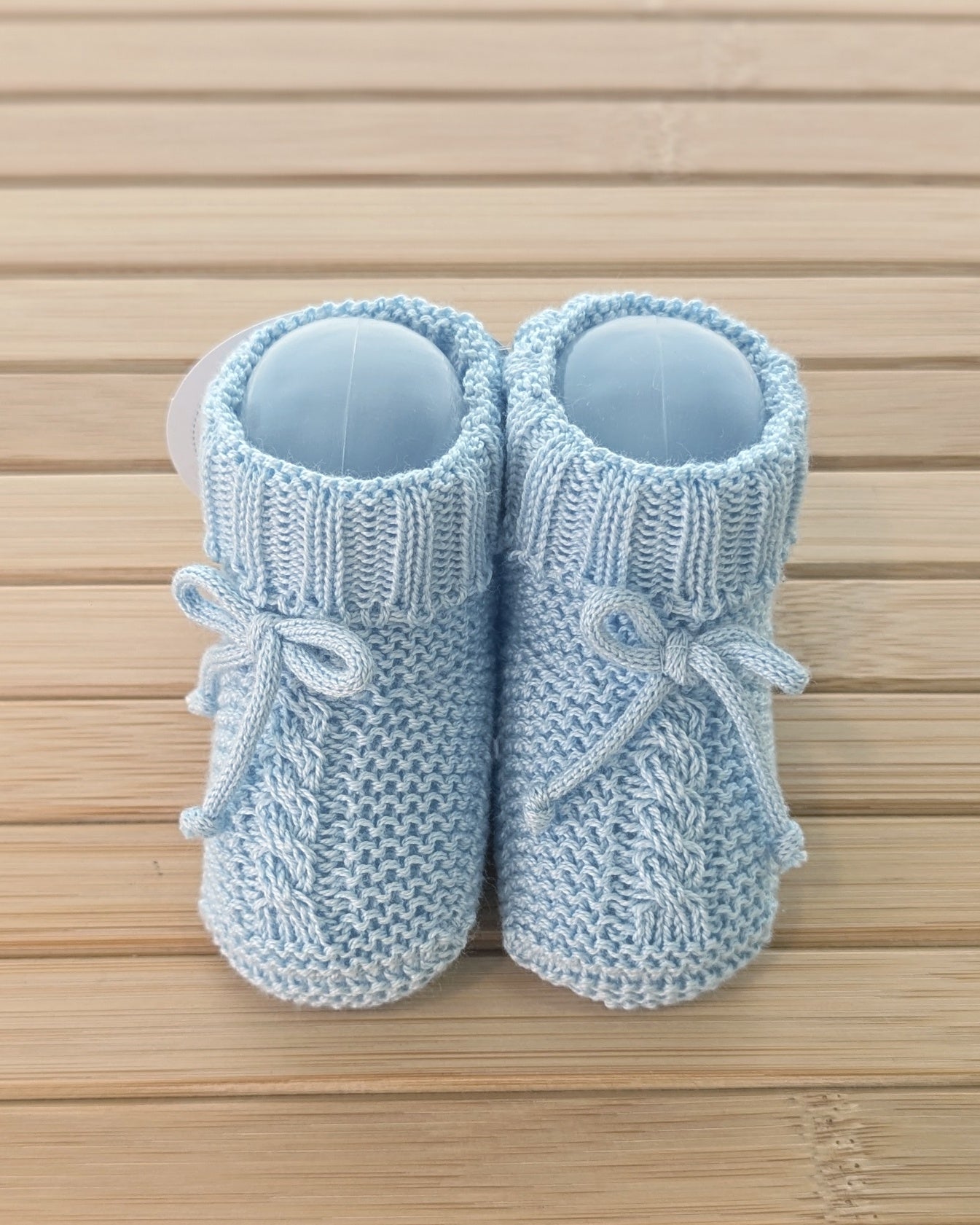 Bota Trenzas Lazo Azul - Juliana