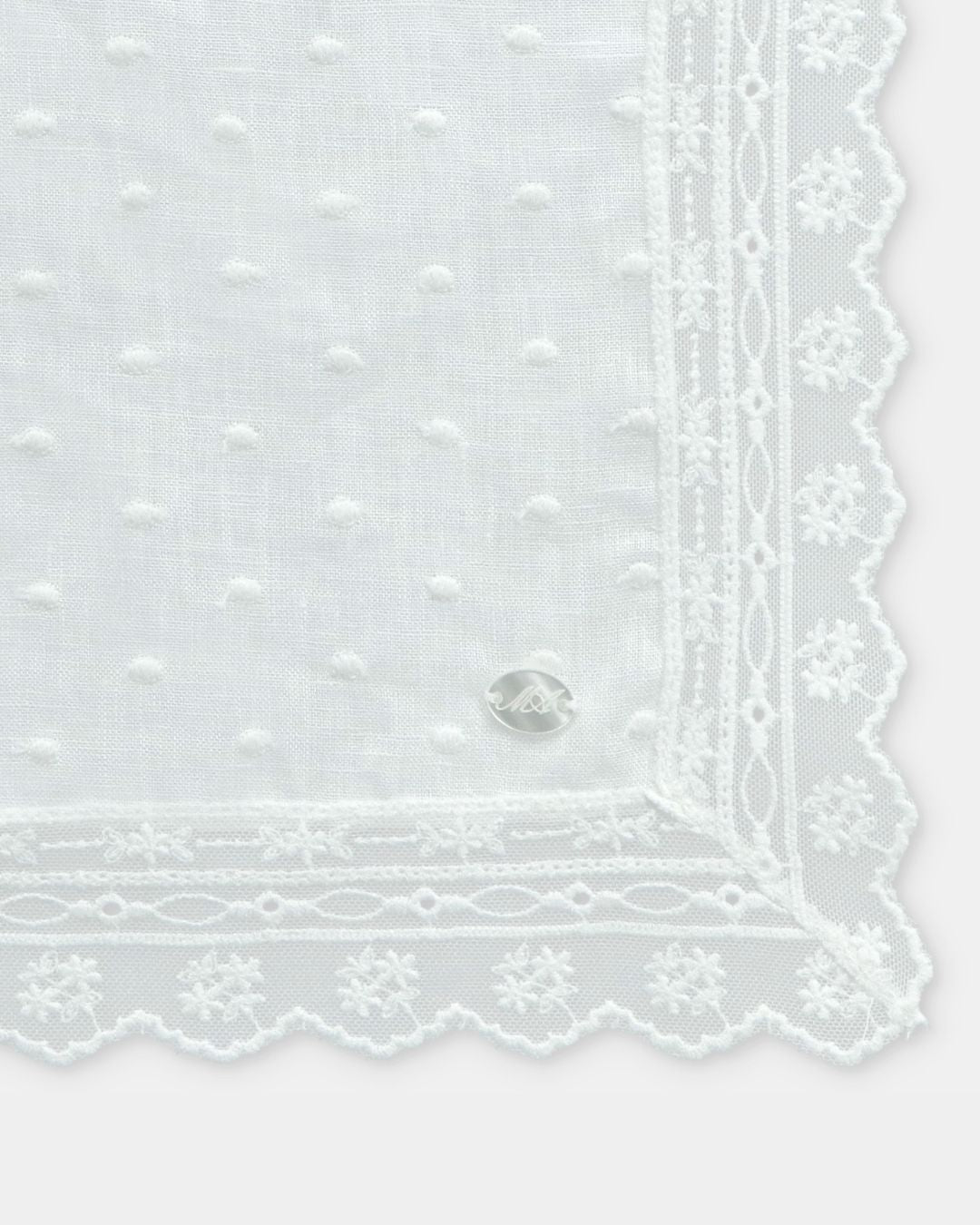 Pañuelo Bautizo CALGARY Blanco Roto - Martín Aranda