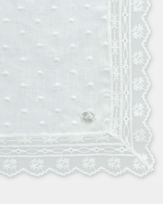 Pañuelo Bautizo CALGARY Blanco Roto - Martín Aranda