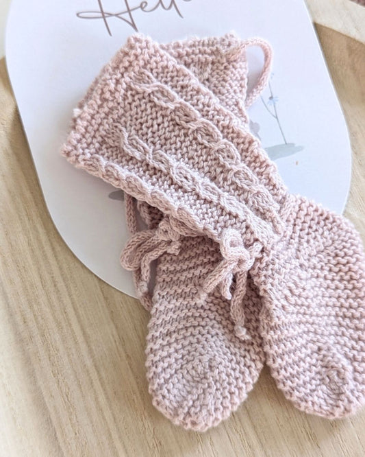 Patuco Bebé Rosa Empolvado - Micolino