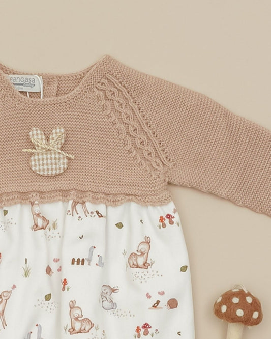 Pelele Bambi y Conejos Arena 🦌 Petite Bambi - Pangasa Baby