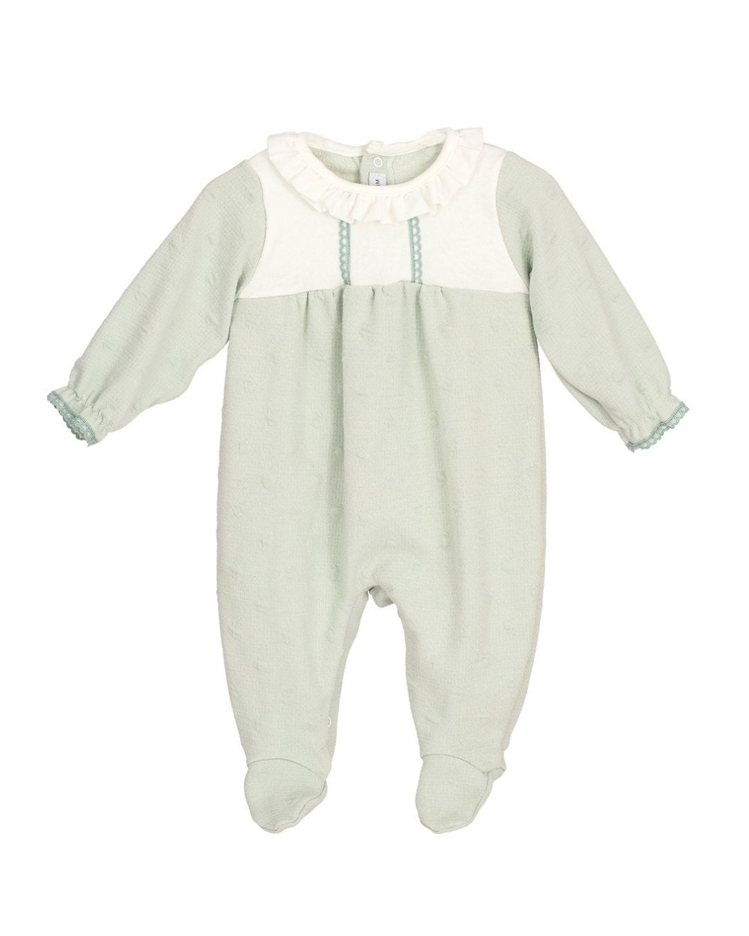 Pelele Bebe Recien Nacido Burán Mint - Calamaro