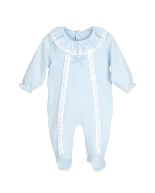 Pelele Bebe Recien Nacido Gregal Celeste - Calamaro