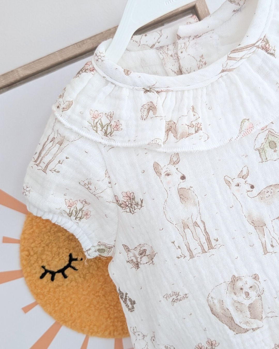 Pelele Body Bebe Animales Arena