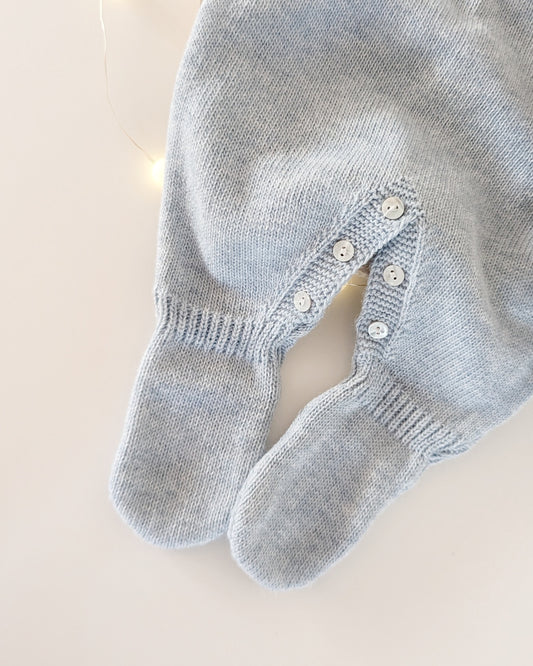 Pelele Largo Sheffield Celeste Grisáceo - Martin Aranda