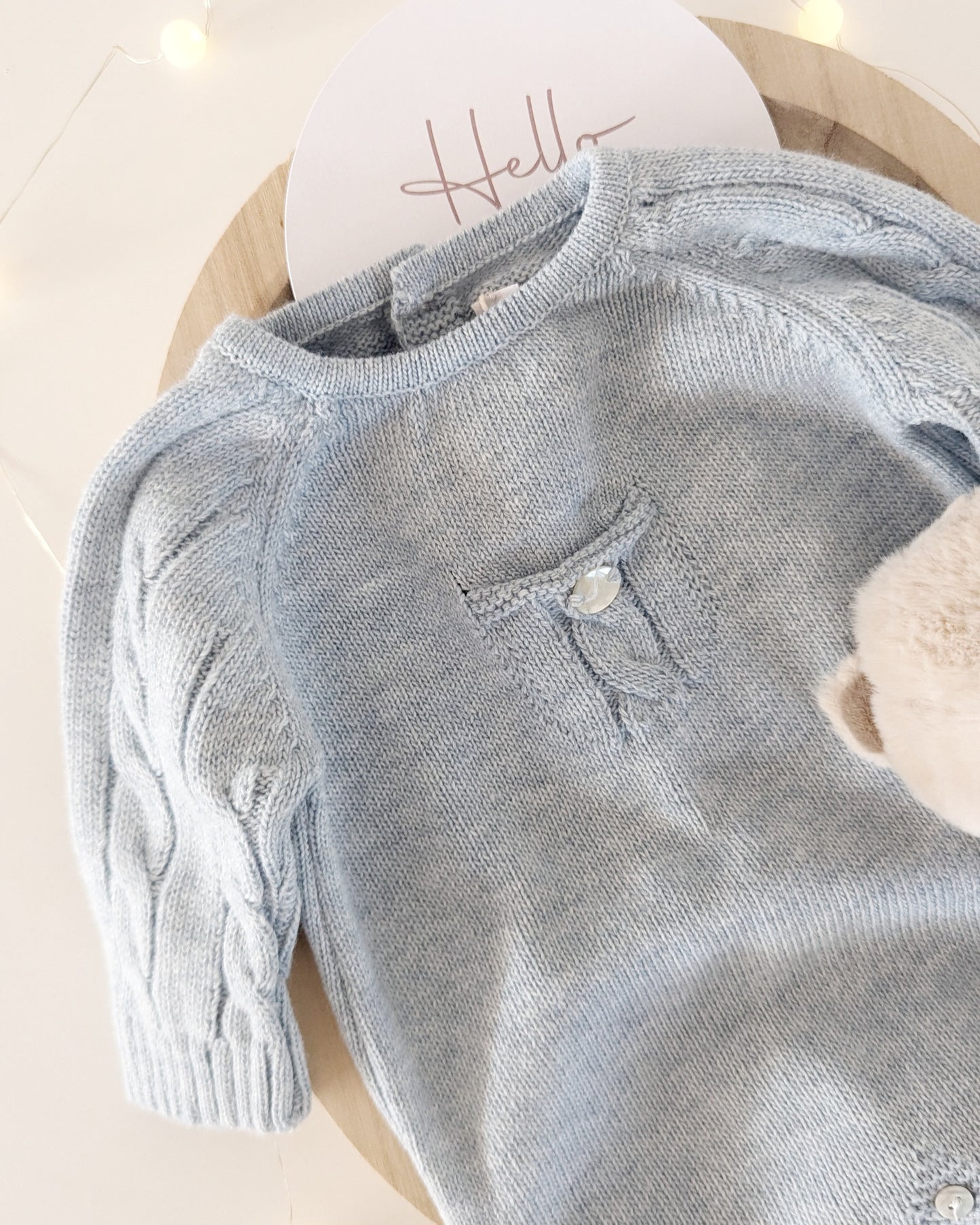 Pelele Largo Sheffield Celeste Grisáceo - Martin Aranda