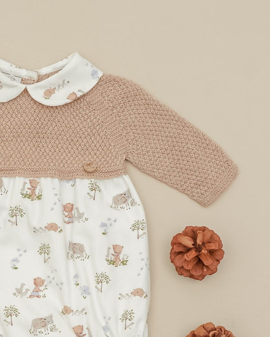 Pelele Teddy Arena 🧸 Ositos Tiny Bear - Pangasa Baby