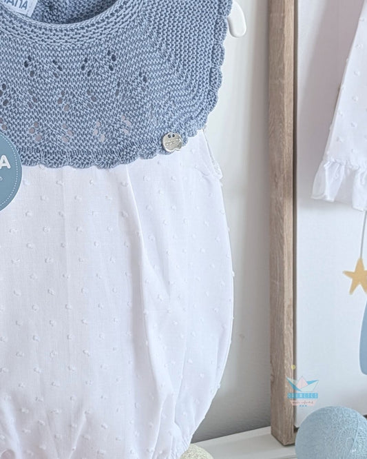 Pelele bebé Plumeti Cielo 🍈 Colección Melón - Juliana