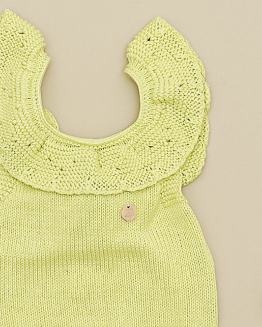 Peto Volante Verano Pistacho - Pangasa Baby