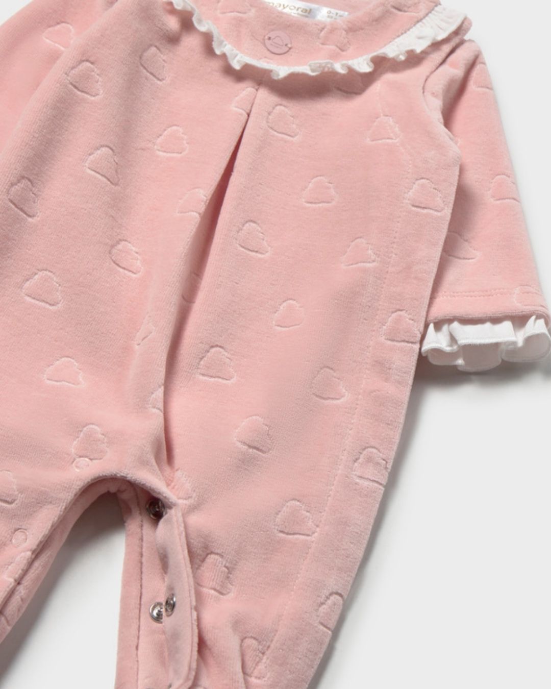 Pijama Tundosado Nubes Rosa Baby - Mayoral