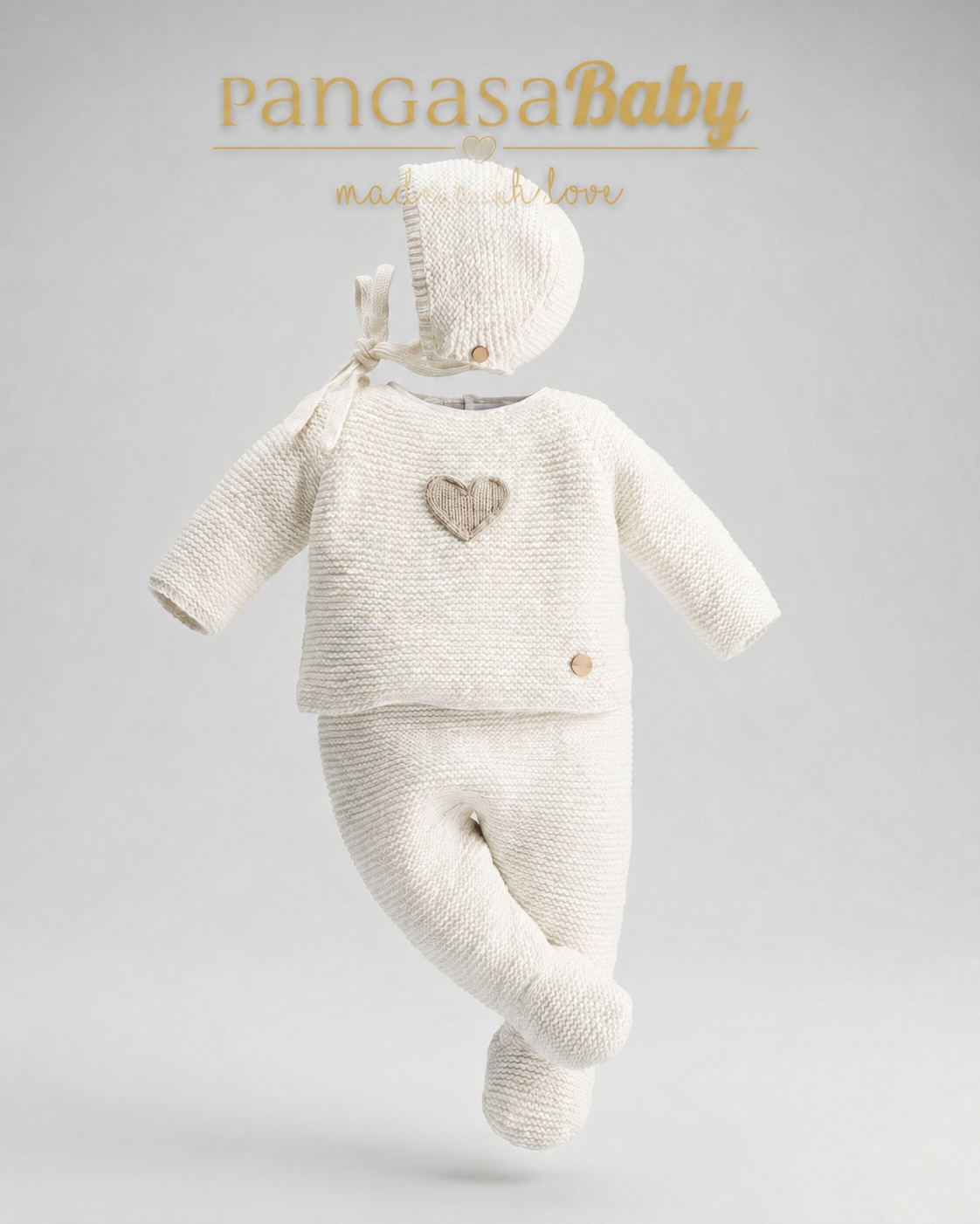 Primera Puesta Basic Marfil - Basic Collection Pangasa Baby