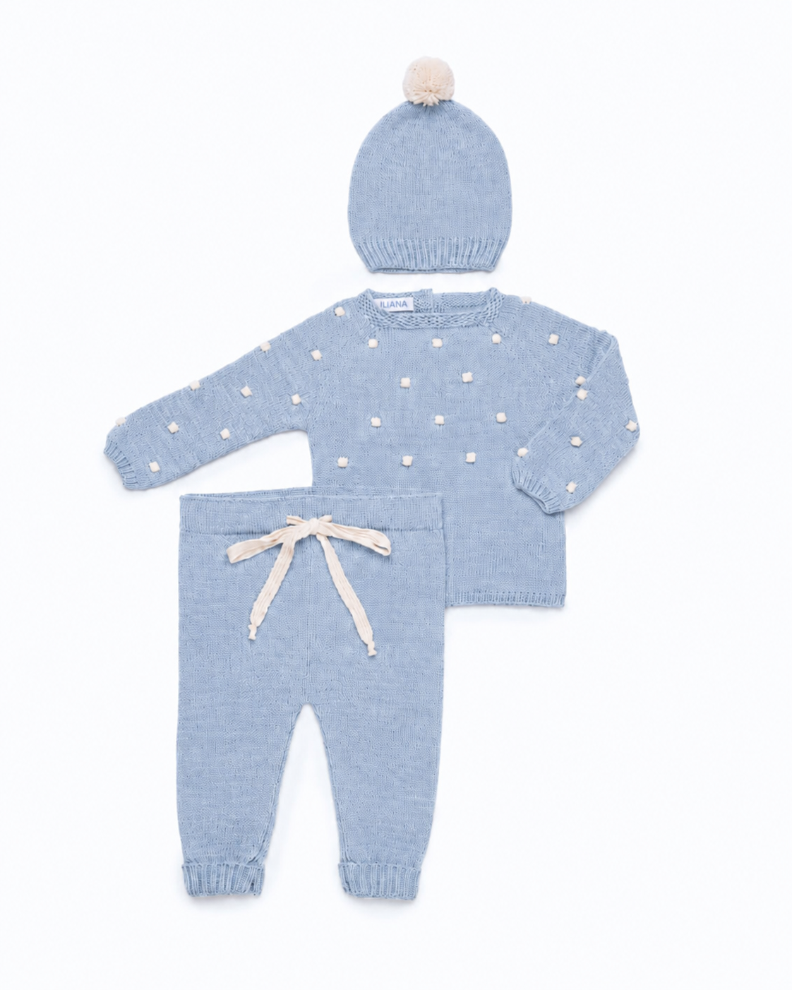 Primera Puesta Bodoques Azul - Colección Bruma Juliana