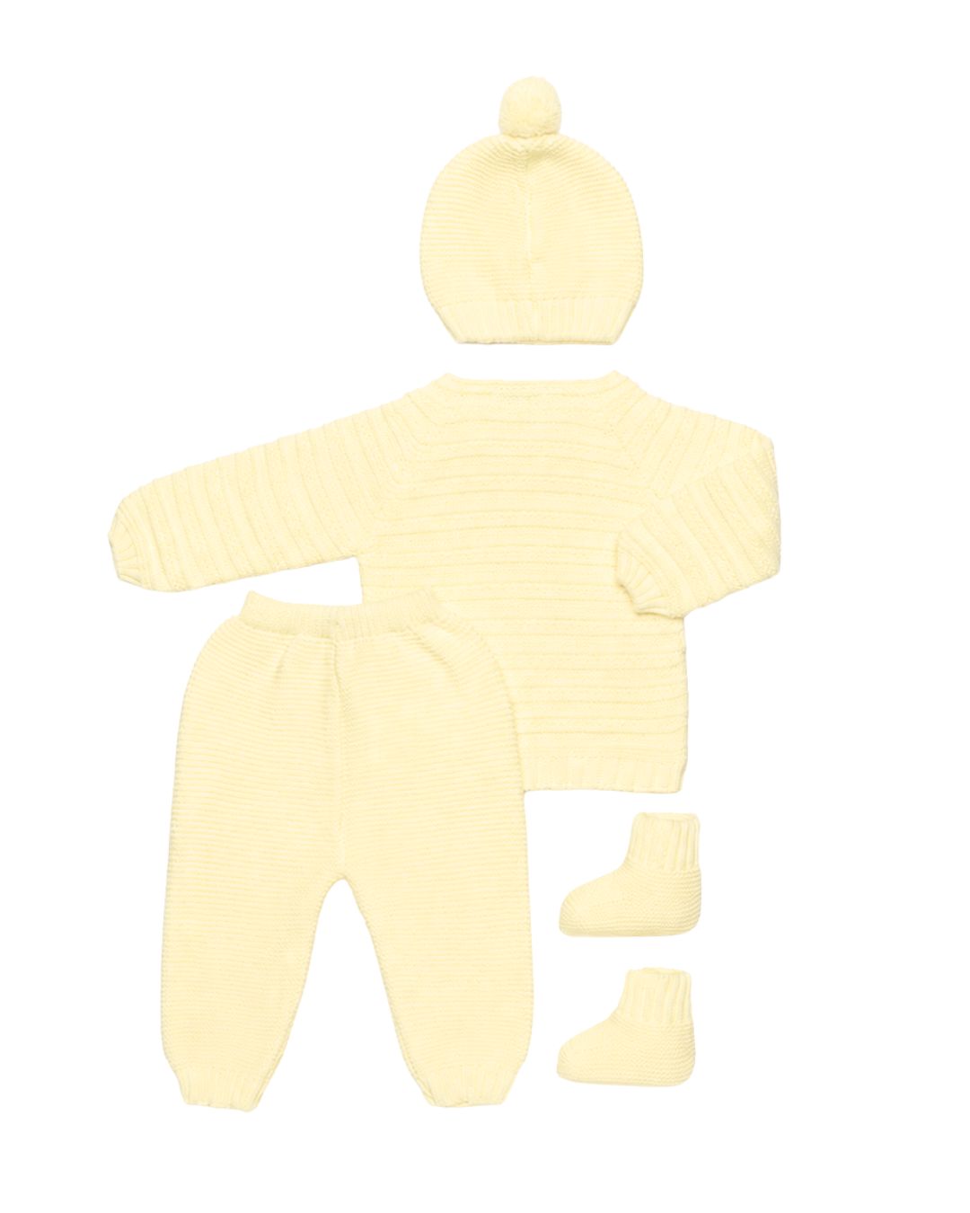 Primera Puesta Con Bota Lines Amarillo - Colección Alba Juliana
