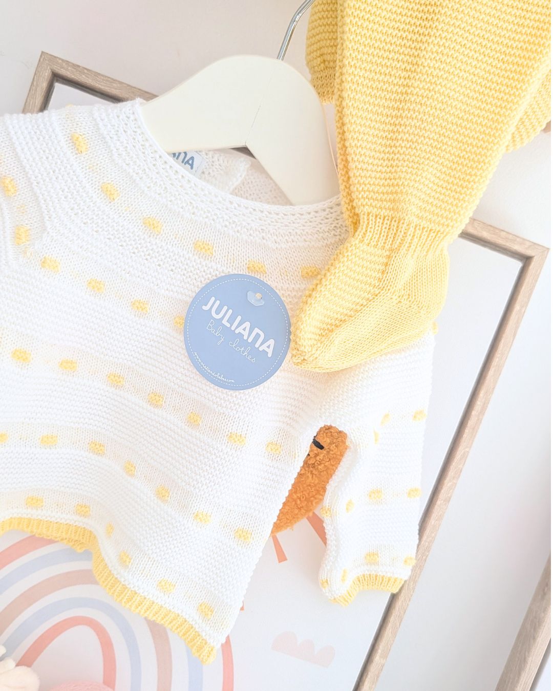 Primera Puesta Motas Amarillo - Juliana