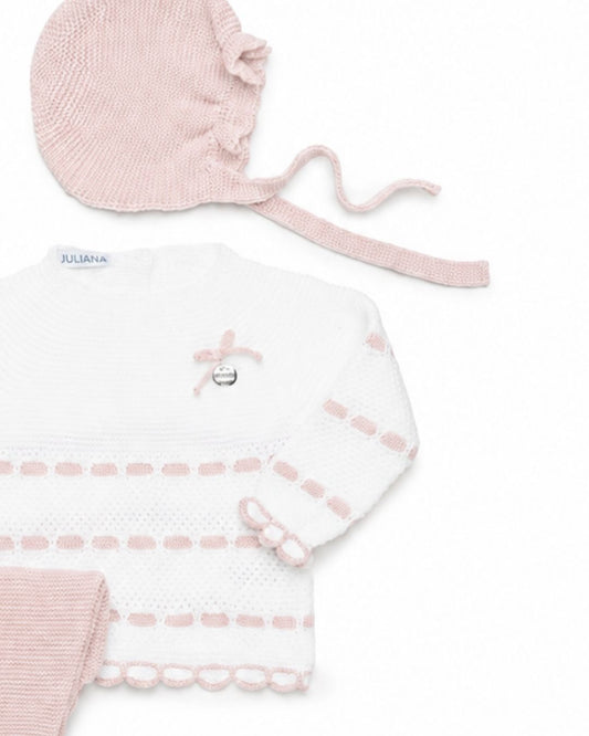 Primera Puesta Pasacintas Rosa Palo - Colección Cielo Juliana