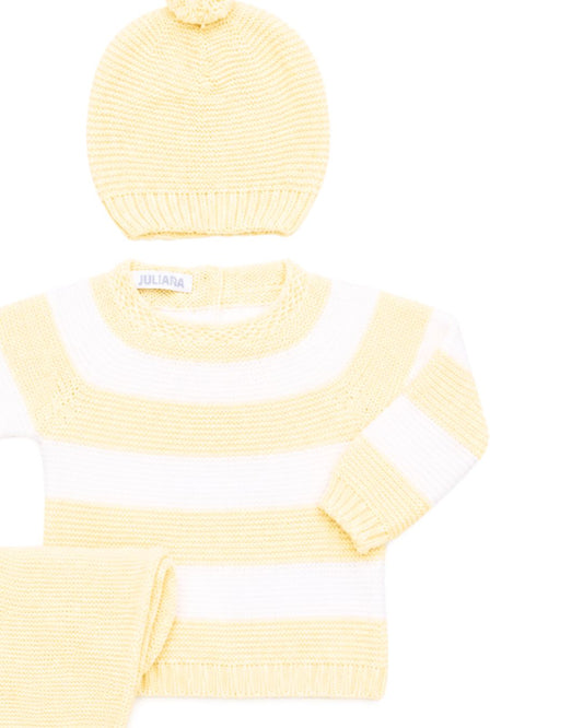 Primera Puesta Rayado Amarillo - Colección Rastro Juliana