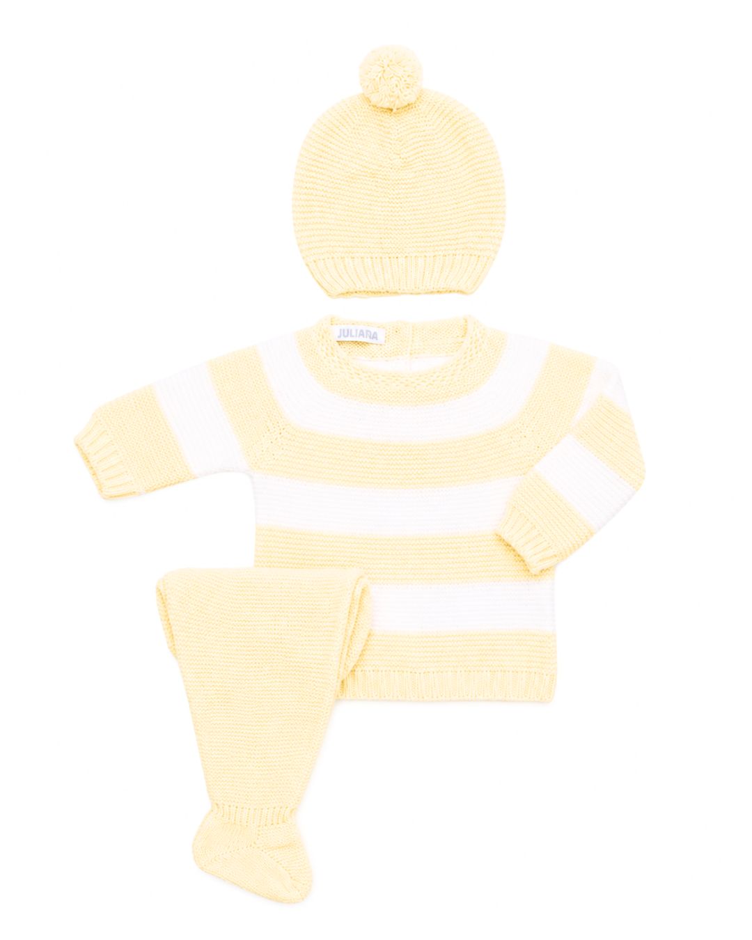 Primera Puesta Rayado Amarillo - Colección Rastro Juliana