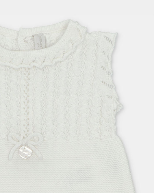 Ranita Lazo Punto REGINA Blanco Roto - Martín Aranda