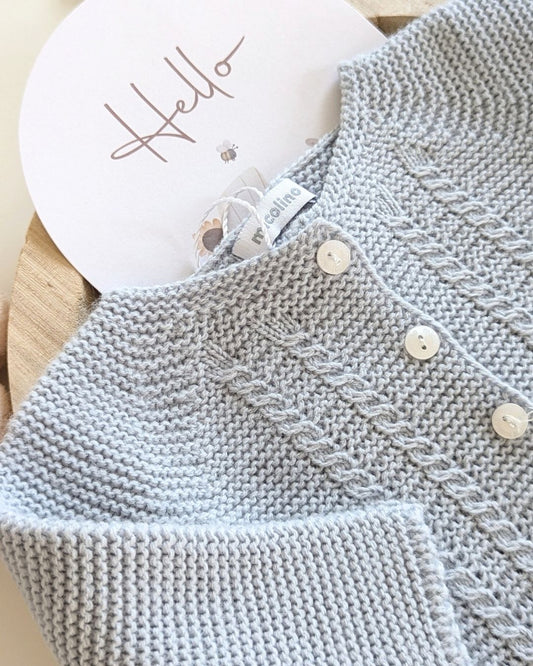 Rebeca Larga Bebé Celeste Cielo - Micolino