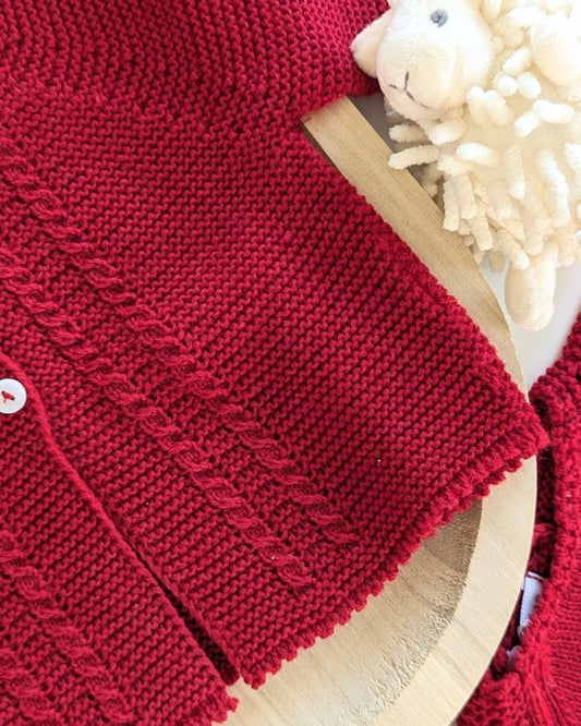 Rebeca Larga Bebé Rojo - Micolino