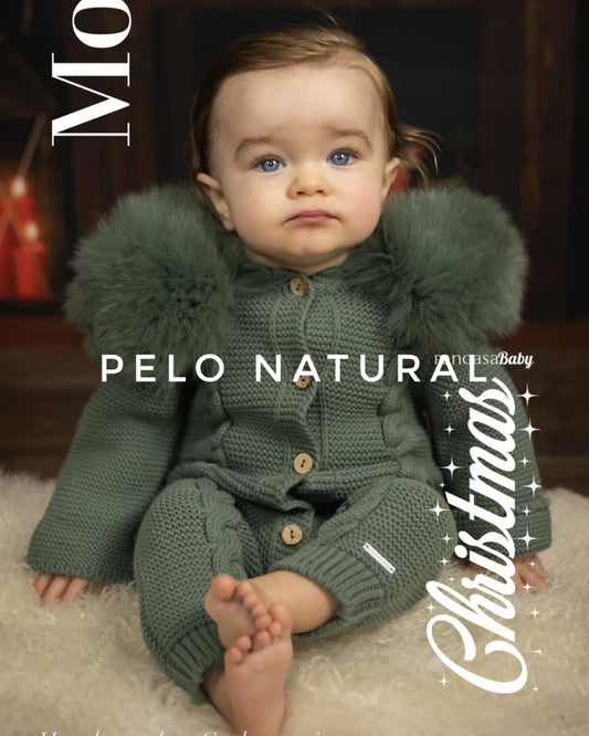 Buzo Ochos Pelo Verde Olmo - Pangasa Baby