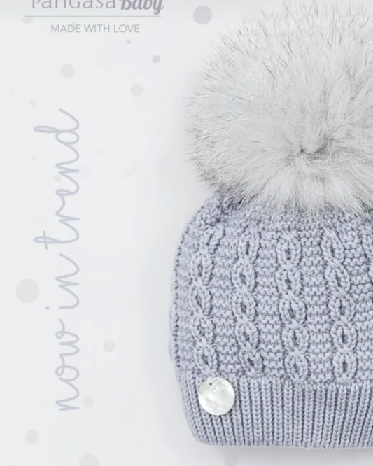 Gorro Ochos Pelo Natural Sintetico Camel - Pangasa Baby