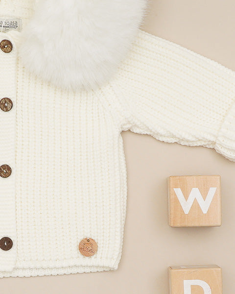 Trenka Perlado Pelo Marfil - Pangasa Baby