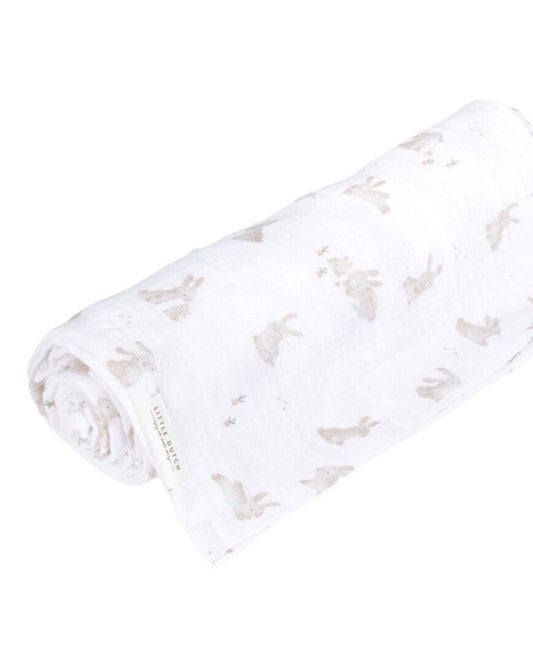 Muselina 120x120 Baby Bunny - Little Dutch