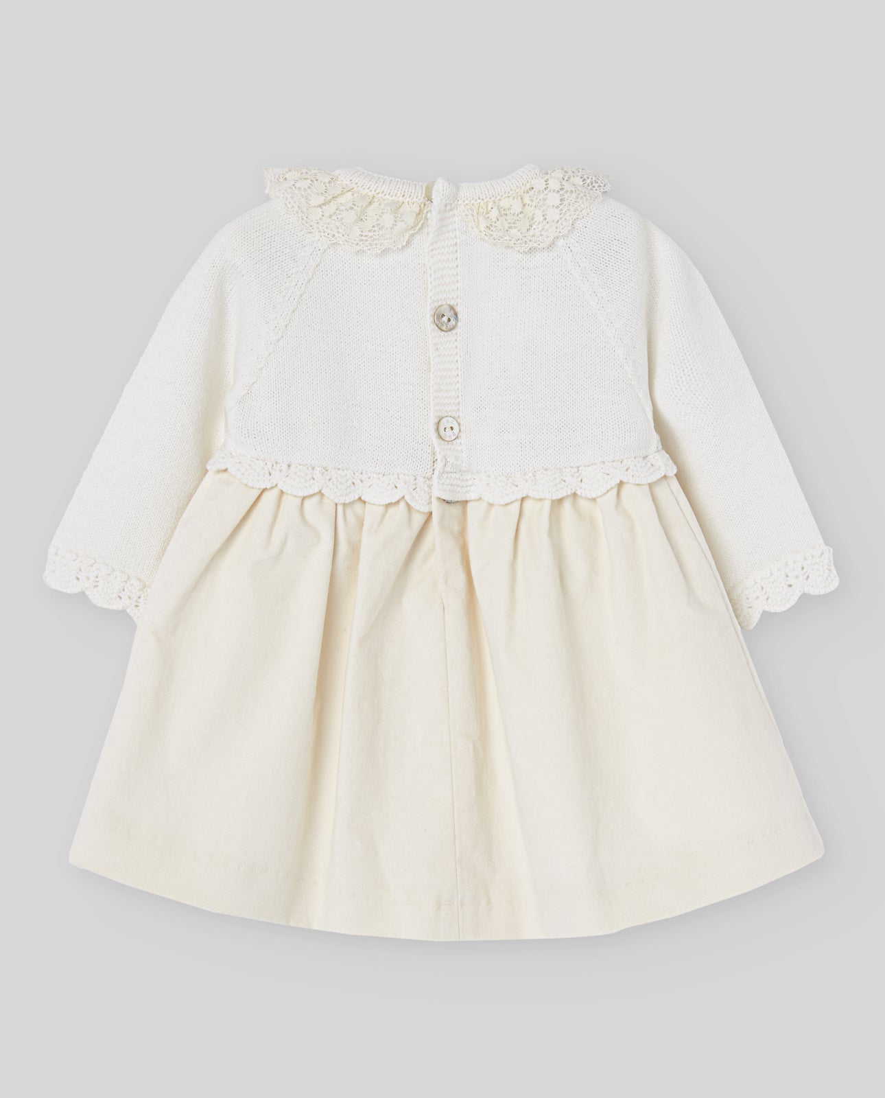 Vestido Bebe Con Braguita Terciopelo Paz OI 25-26 - Paz Rodriguez Referencia 104-102838