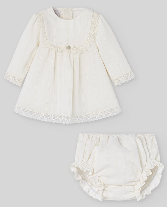 Vestido Ceremonia Bebe Niña Paz OI 25-26 - Paz Rodriguez Referencia 104-152841