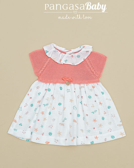 Vestido MAR PECES Coral 2602320 - Pangasa Baby