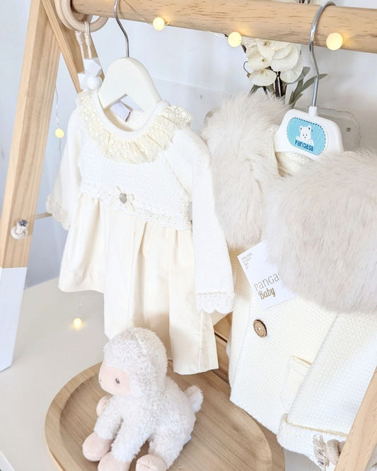 Vestido Bebe Con Braguita Terciopelo Paz OI 25-26 Ref 104-102838 - Paz Rodriguez