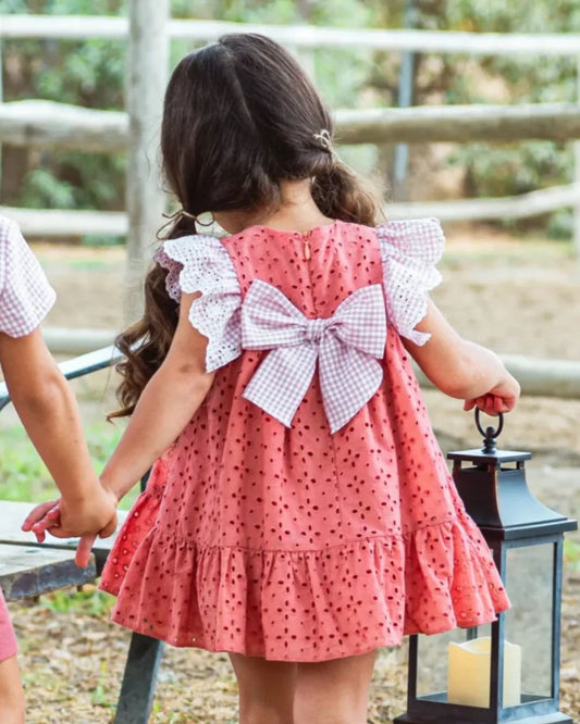 Vestido Bebe con braguita Familia MAEMUKI 0328MVER-26 - Marta y Paula