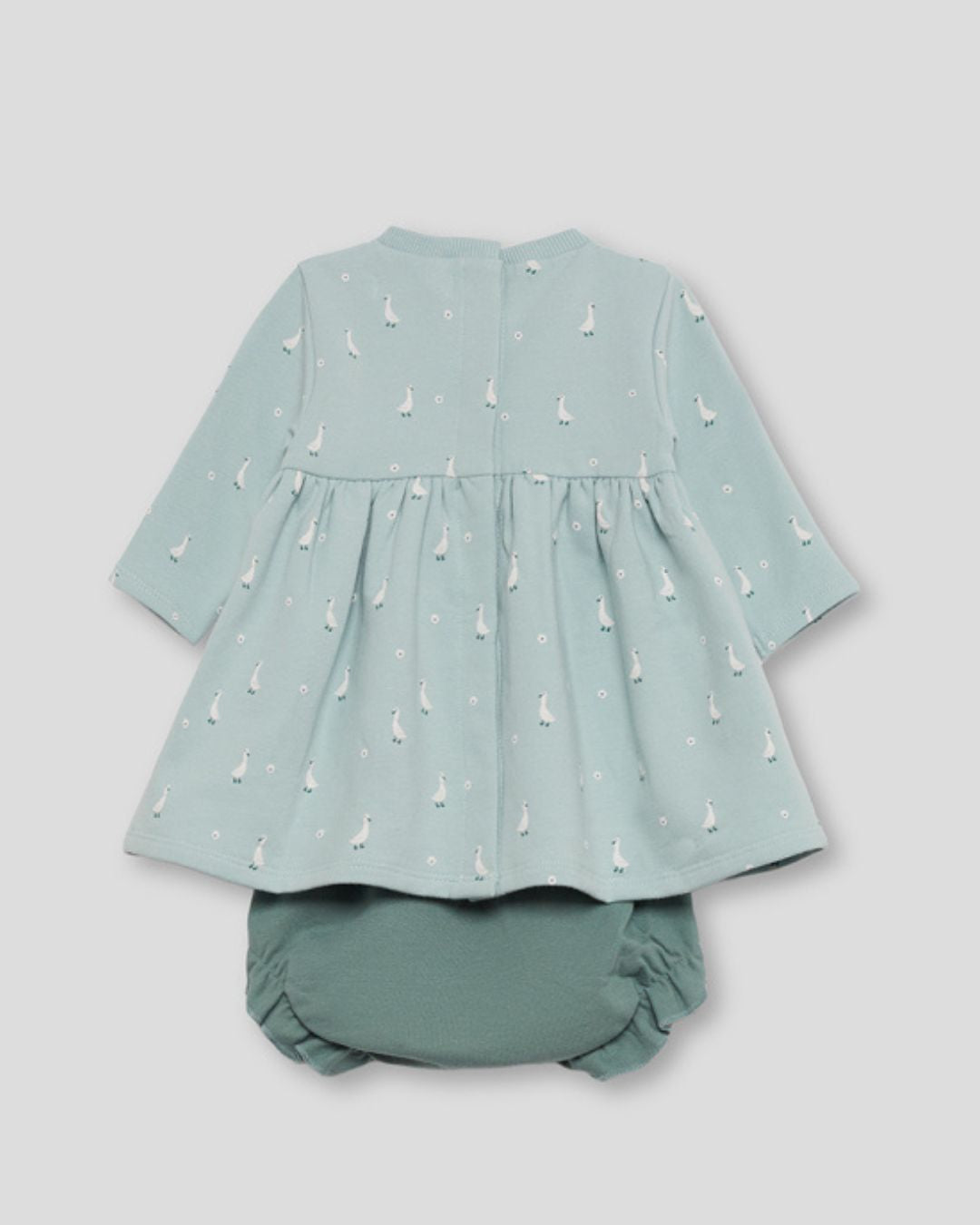 Vestido Bebé Patitos Eucalipto - Street Monkey