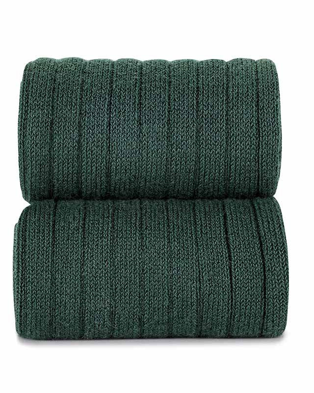 Calcetin Alto Canalé Verde Botella 780 - Cóndor