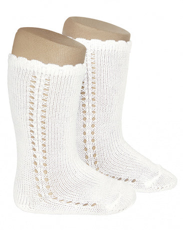 Calcetín Alto calado Nata 202 - Cóndor