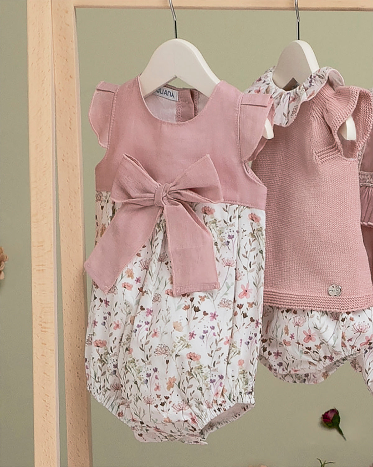 Pelele Tela Florecitas Maquillaje - Colección Siroco Juliana