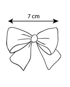 Lazo con pinza pelo Rosa Nude 674 - Cóndor