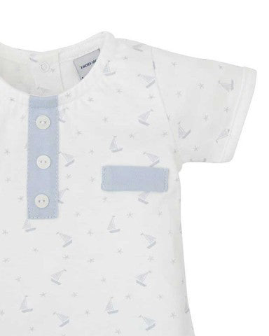 Conjunto Ranita y Camiseta Loto Azul - Babidu