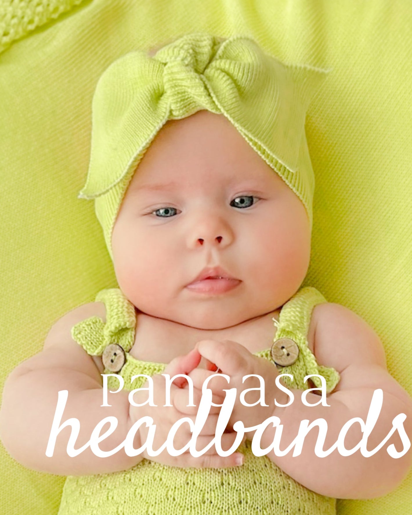 Diadema Elástica Pistacho - Pangasa Baby