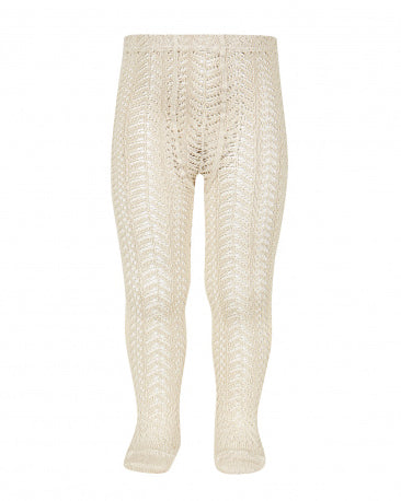 Leotardo Algodón Perlé Calado Lino 304 - Cóndor