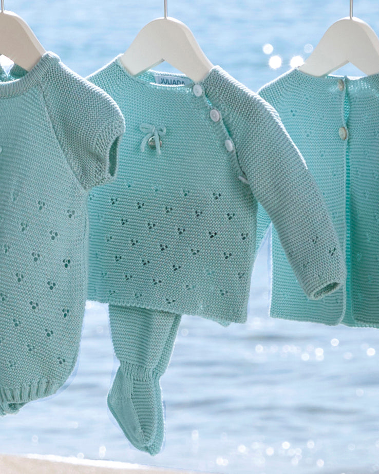 Conjunto Bebe Polainas Bebe Verano Conjunto Polaina Calado Lateral